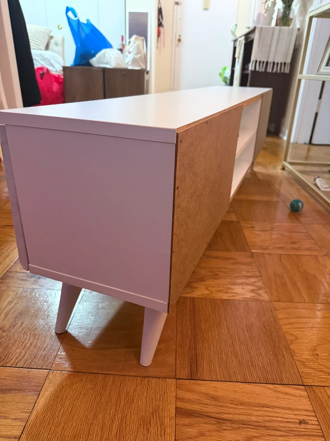 White TV Stand Media Console image indicator(4)