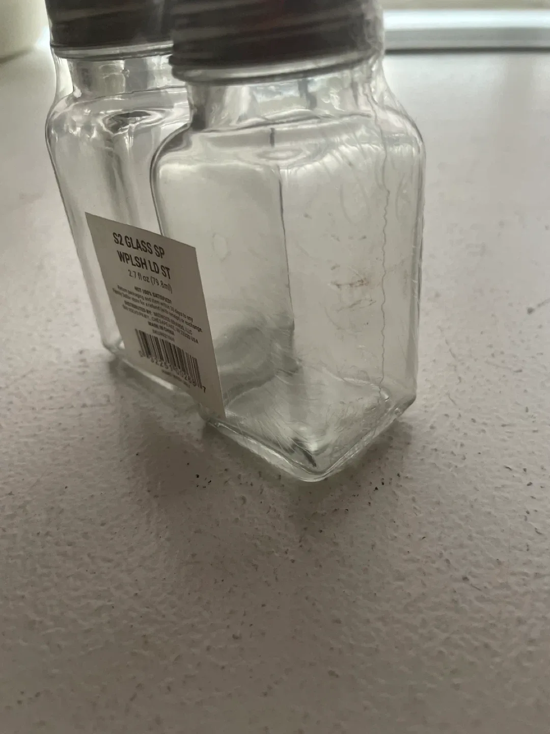 🥕 S2 Glass SP WPLSH LD ST Salt & Pepper Shakers image indicator(2)