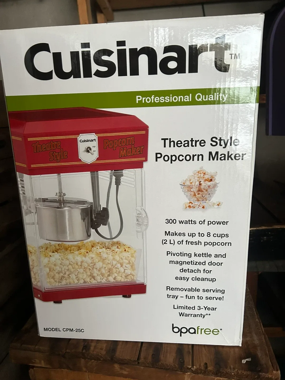 Cuisinart CPM-25C Theatre Style Popcorn Maker