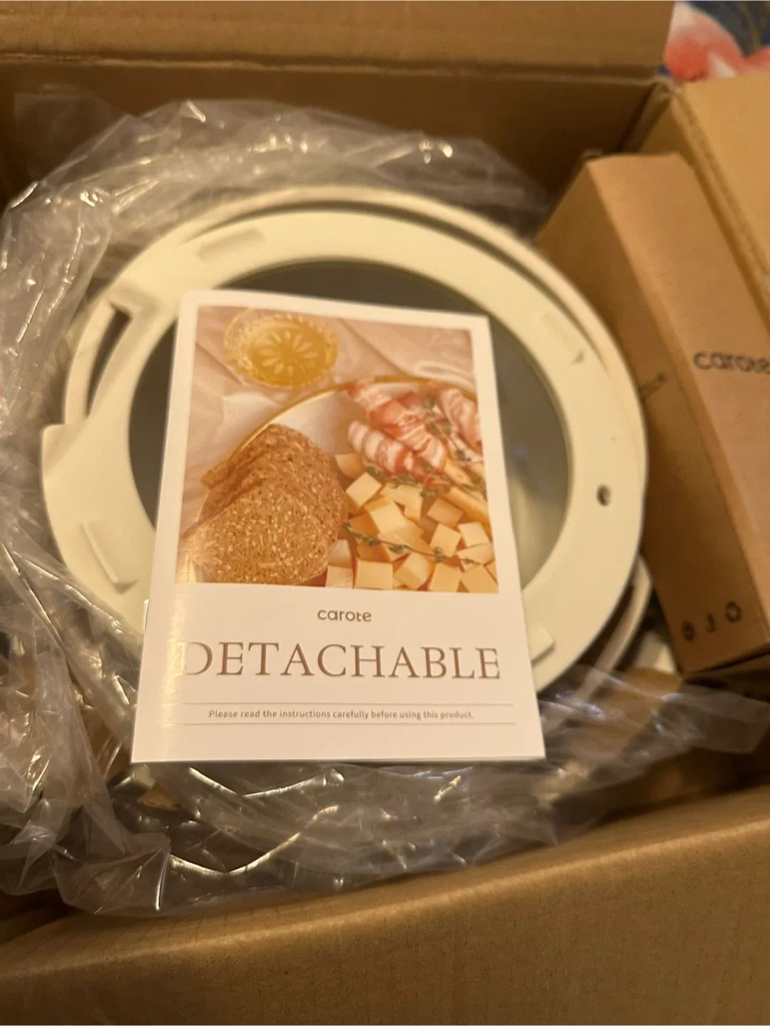 Carote Detachable 11-Piece Cookware Set, Cream White image indicator(8)