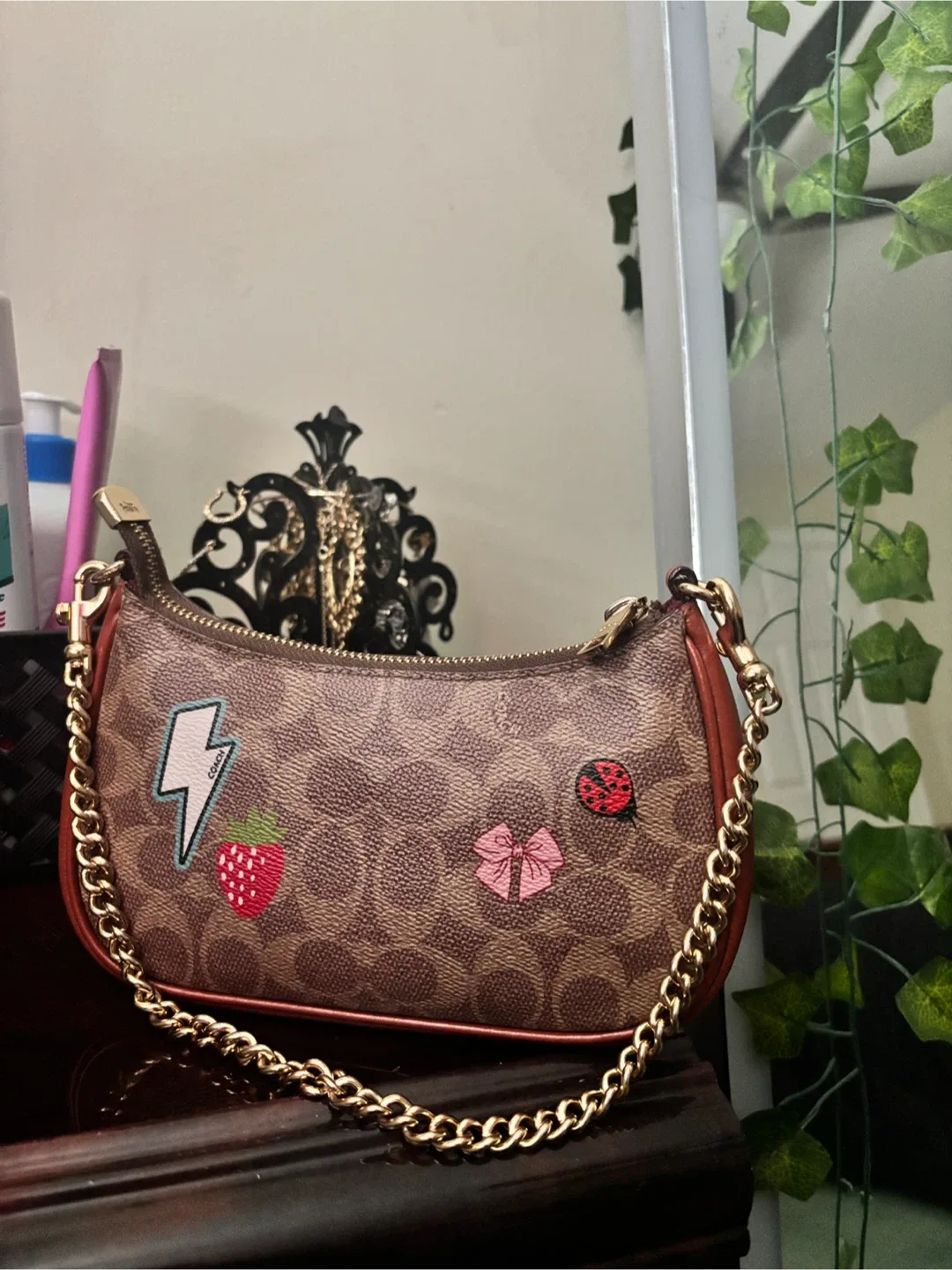 Coach Teri Shoulder Bag with Patches image indicator(2)