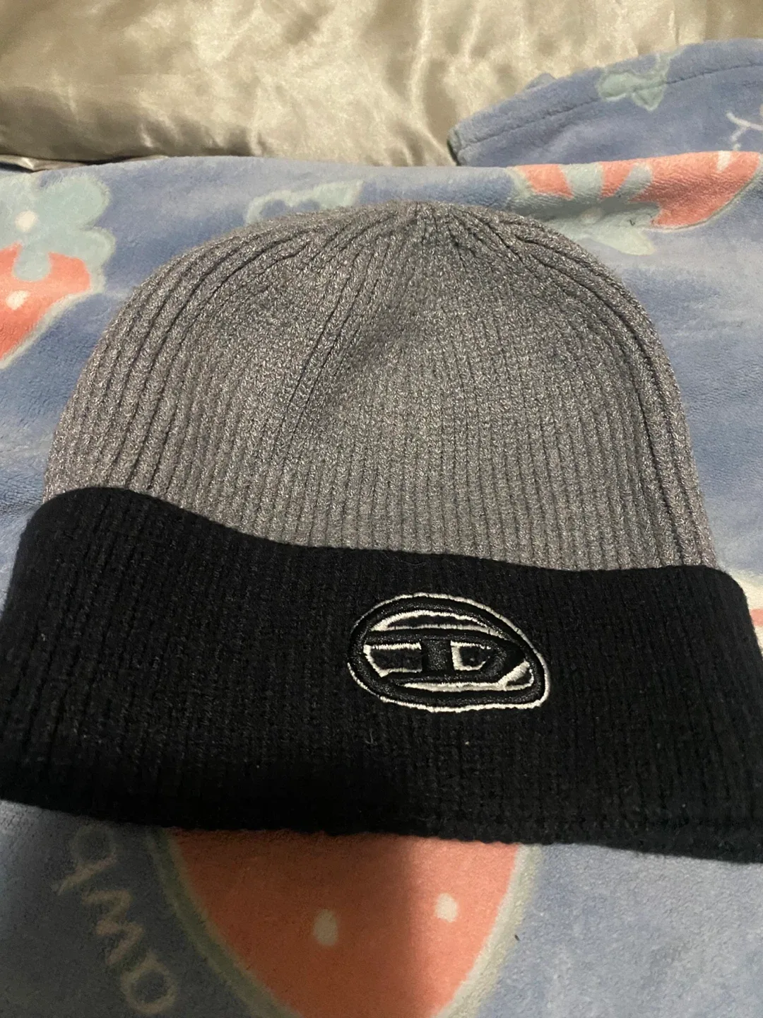 Diesel Gray & Black Beanie image indicator(2)