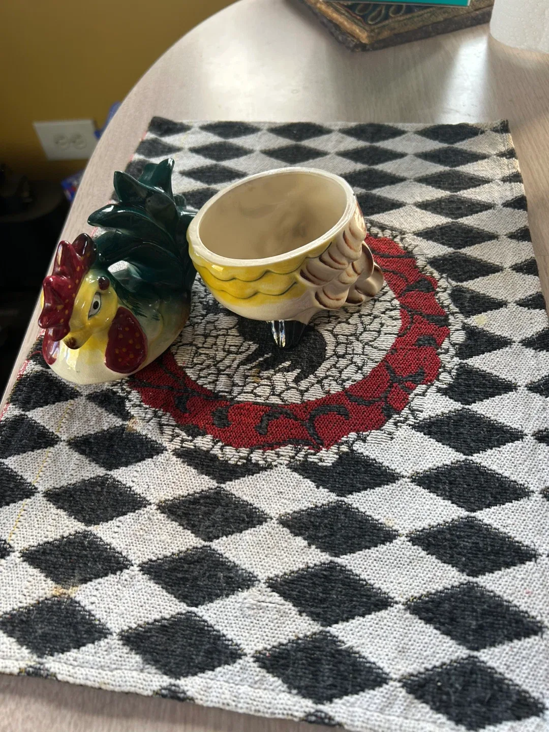 Ceramic Chicken Trinket Dish image indicator(2)