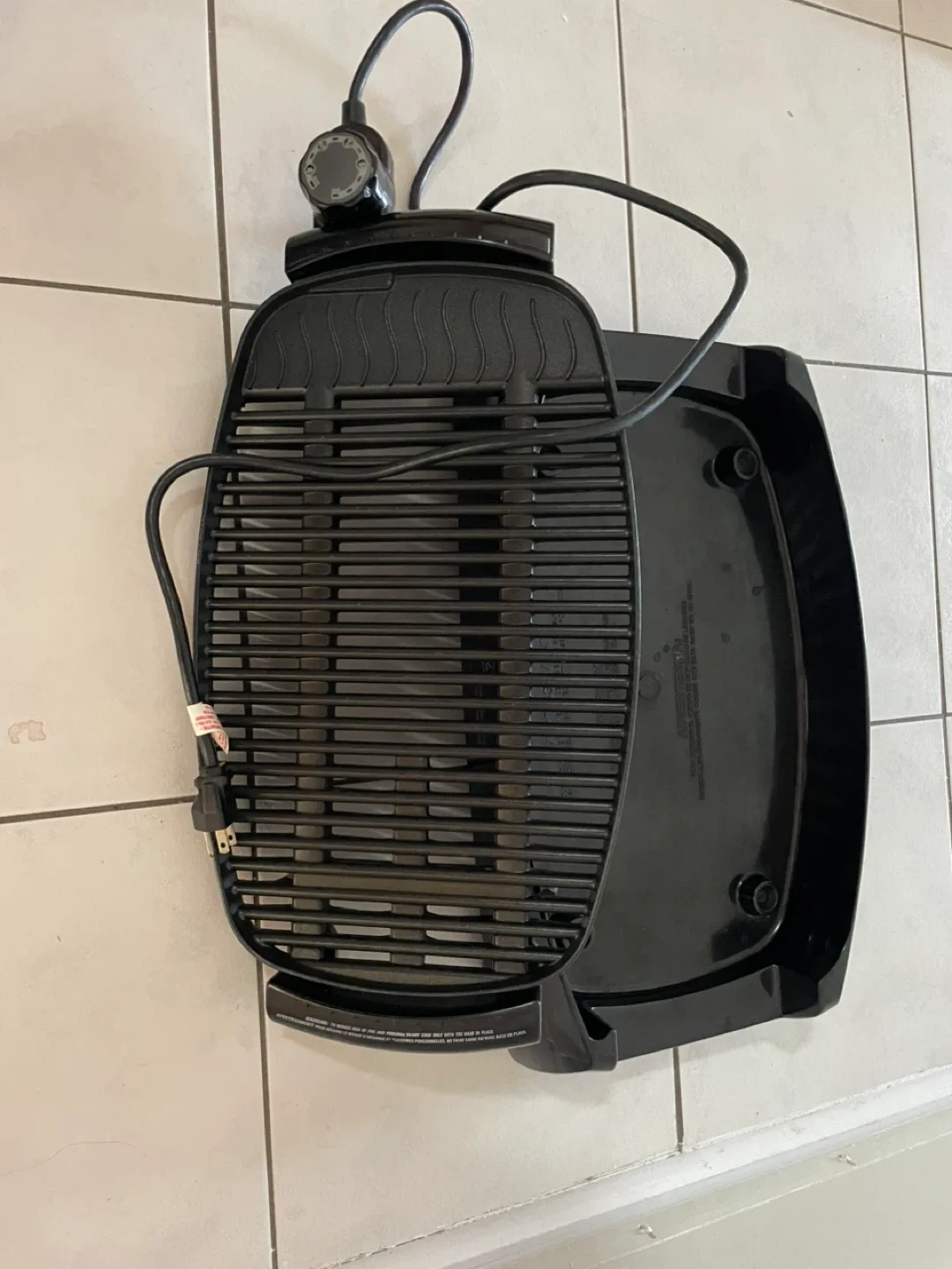 Indoor/outdoor Electric Grill - Black image indicator(6)