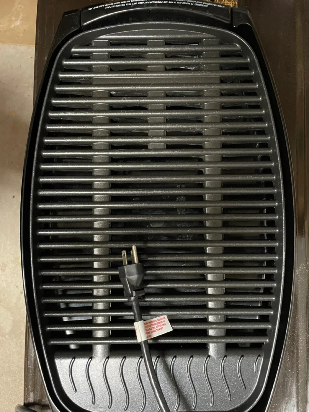 Indoor/outdoor Electric Grill - Black image indicator(7)