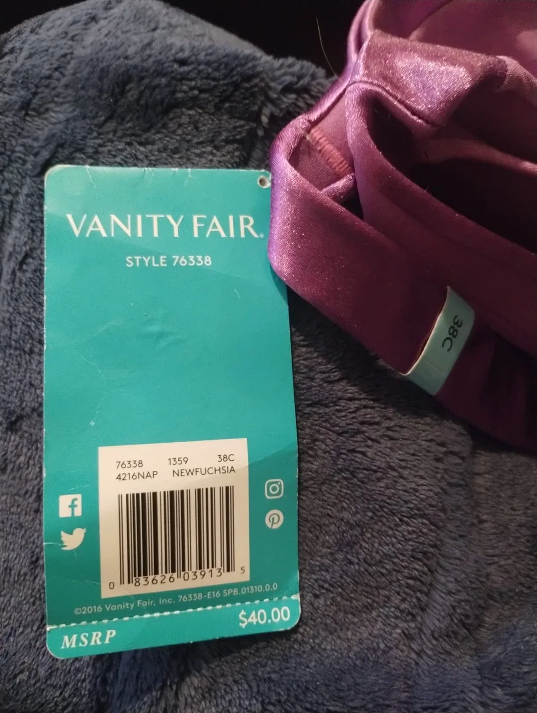 Vanity Fair Bra - Size 38C image indicator(7)