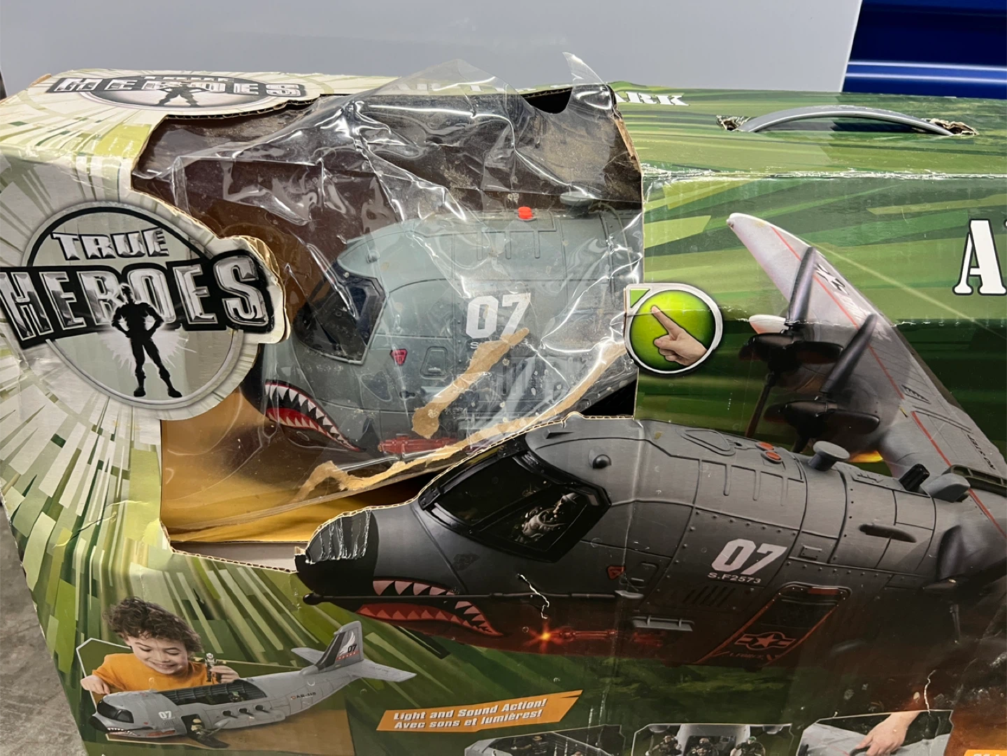 True Heroes AB-115 Shark Toy Airplane - photo 3
