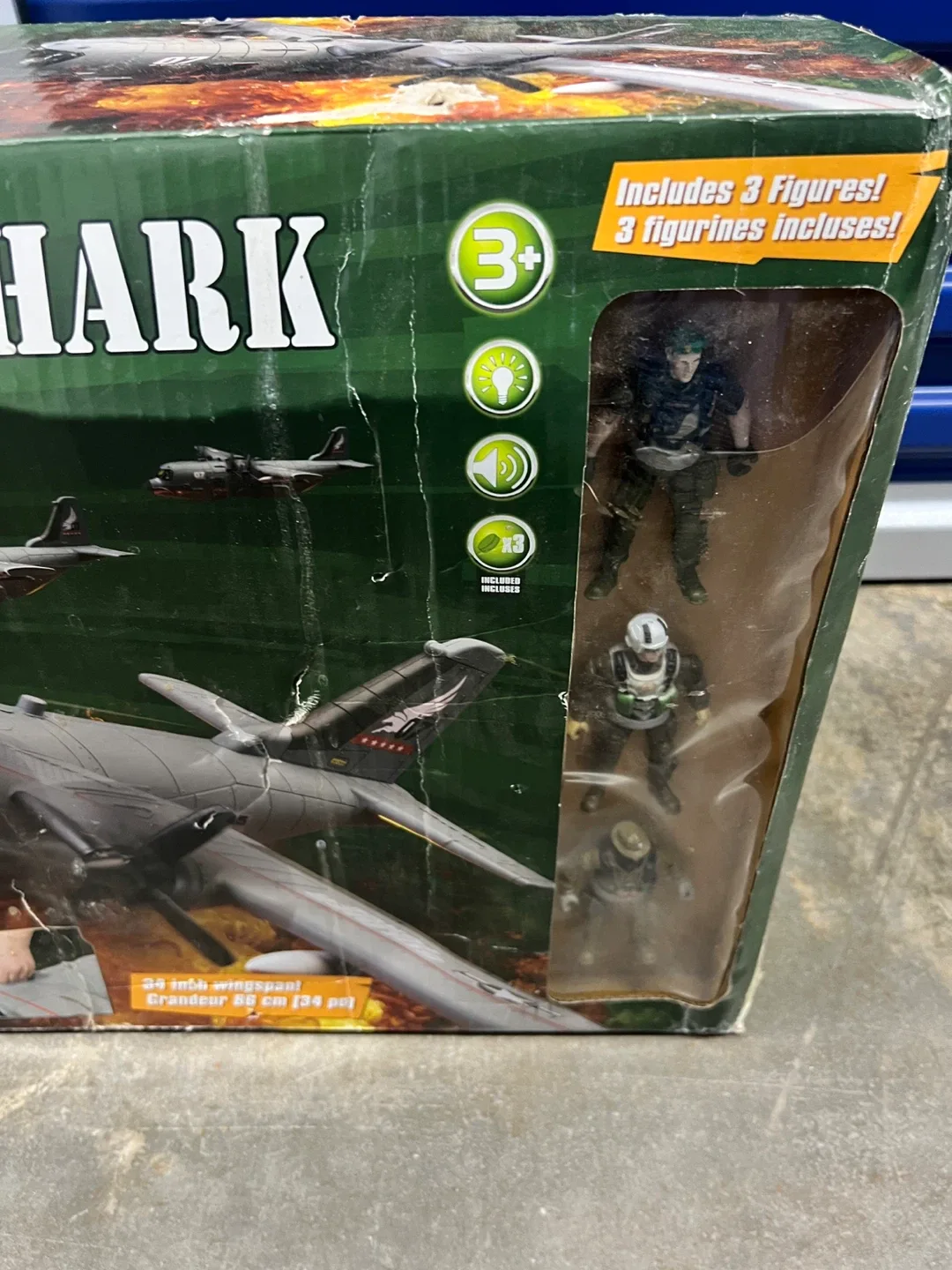 True Heroes AB-115 Shark Toy Airplane image indicator(6)