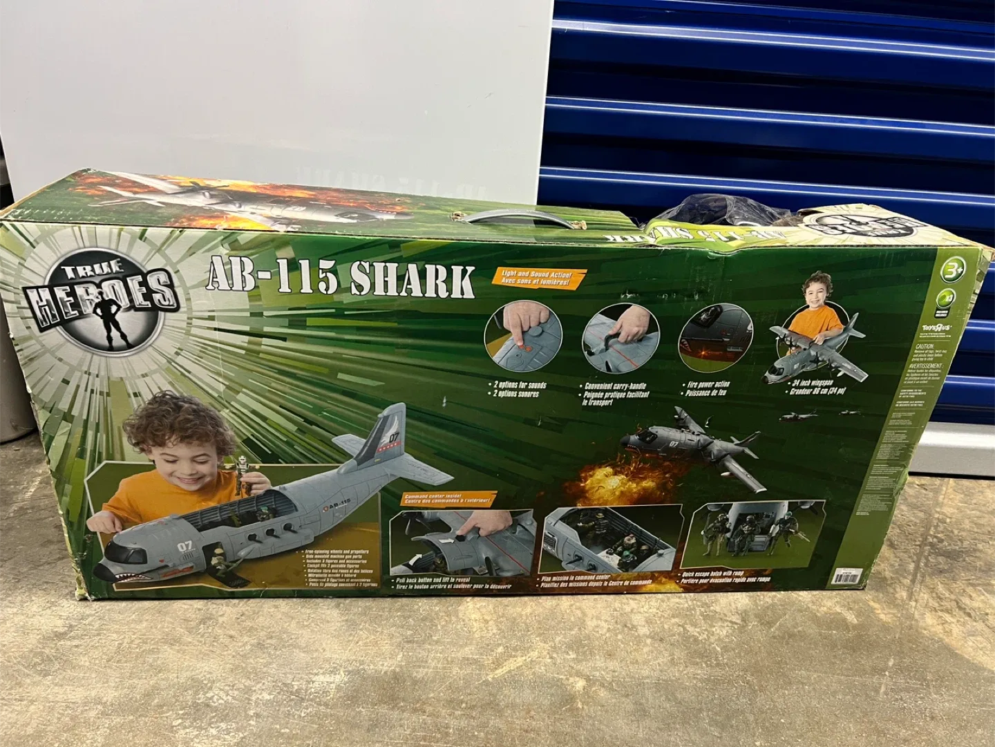 True Heroes AB-115 Shark Toy Airplane image indicator(5)