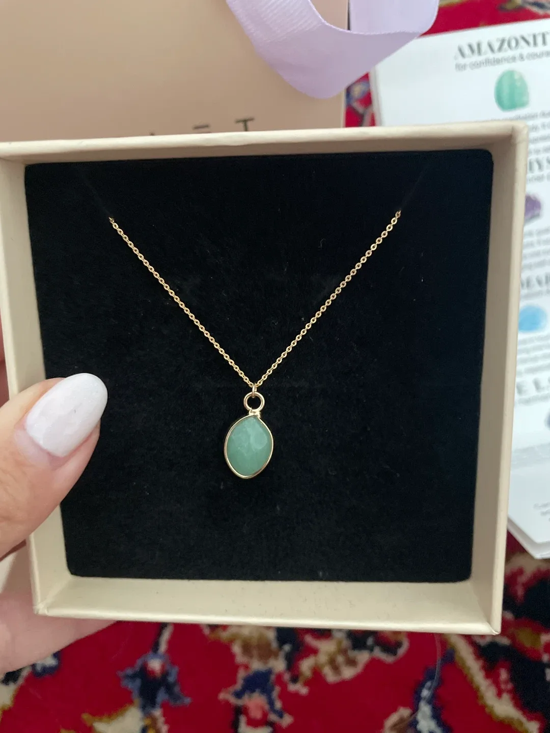Gemlet Amazonite Necklace image indicator(2)