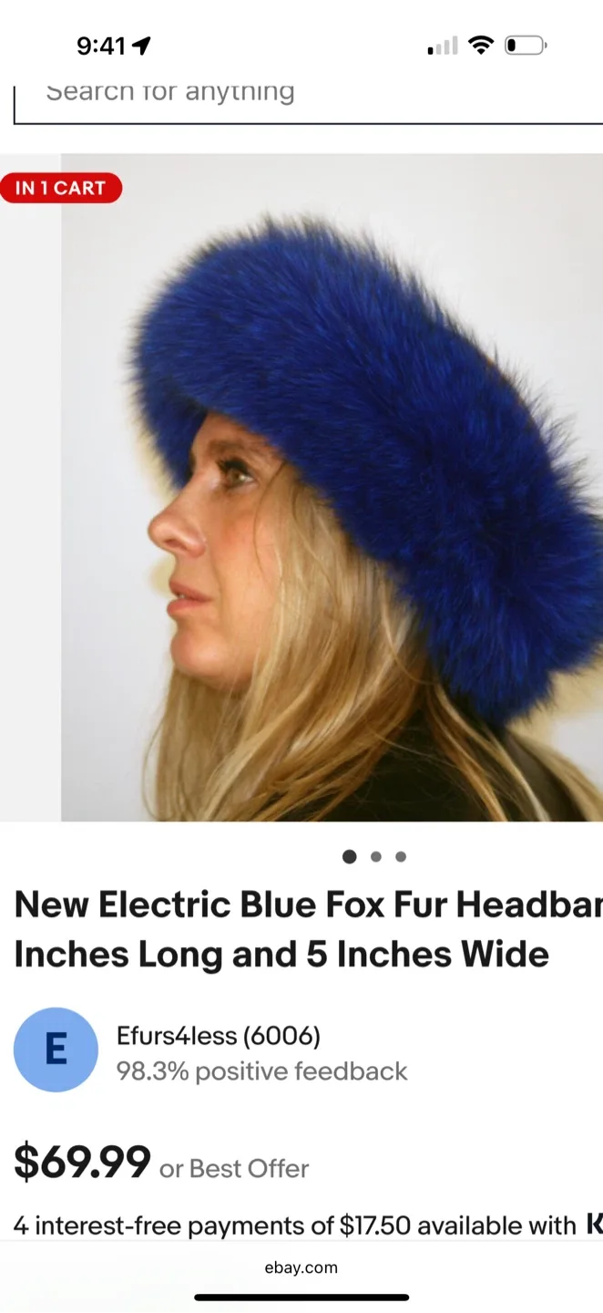 Colorful Fur head band image indicator(7)