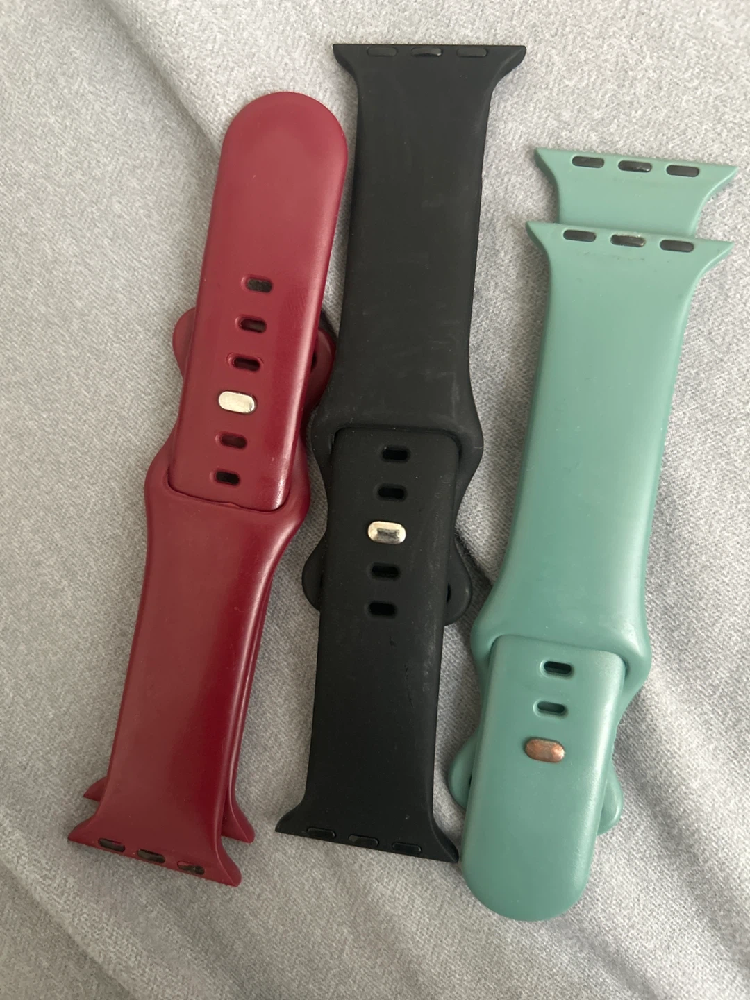 Apple Watch Bands - Red, Black & Green