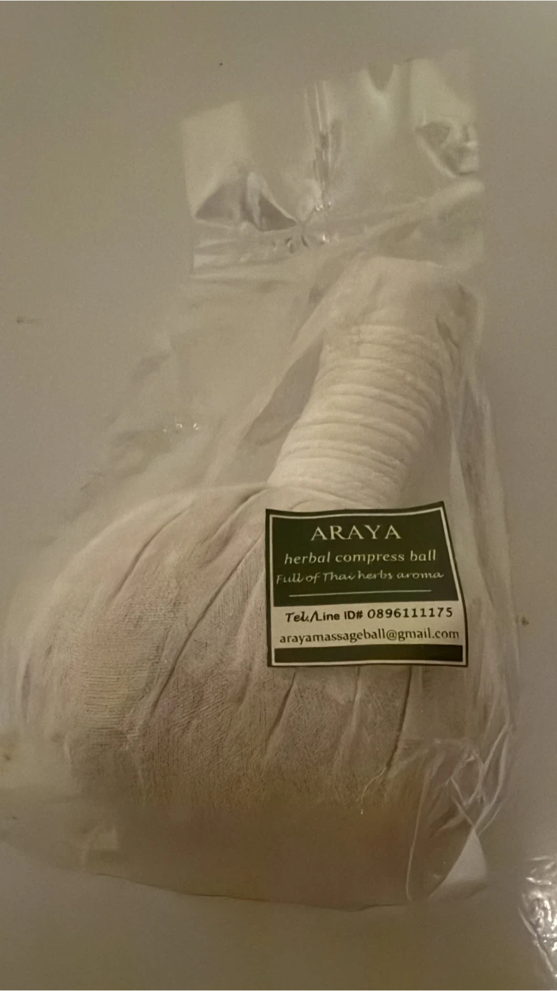 Araya Herbal Compress Ball: Authentic Thai Herbal