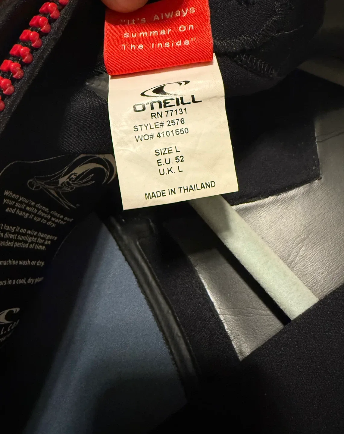 O'Neill Wetsuit - full length - Size L image indicator(3)