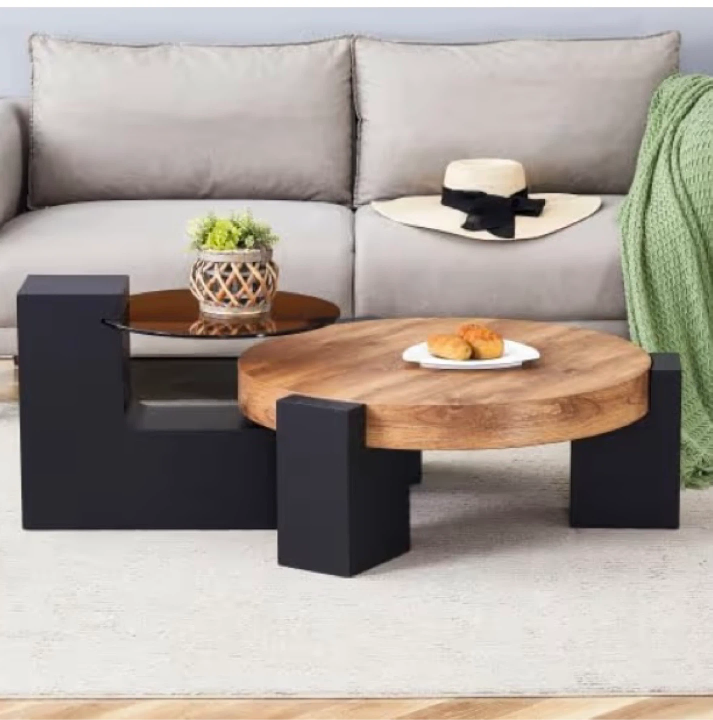 Modern Round Coffee Table - photo 4