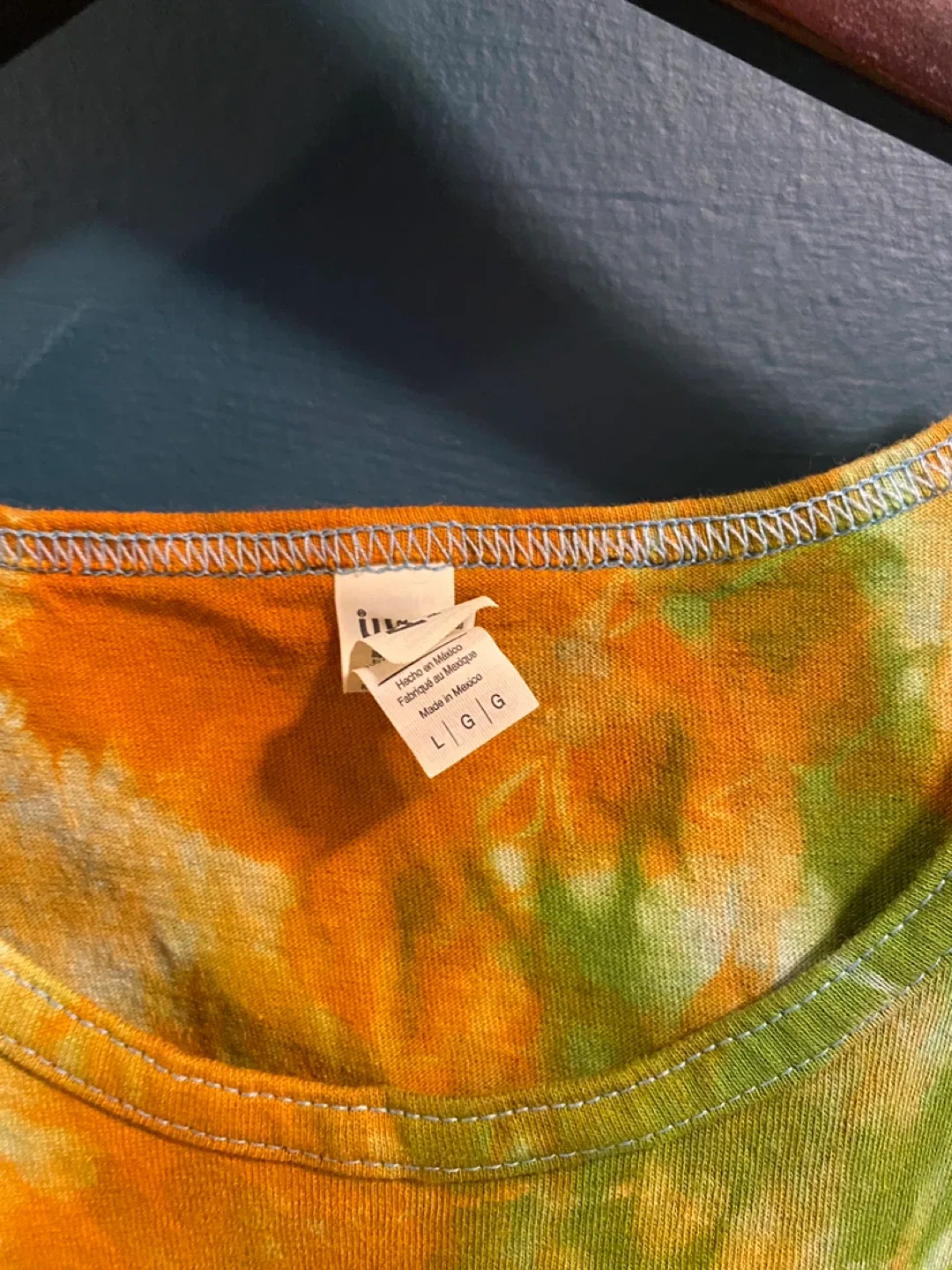 Hand Tie Dye Tank Top - Unisex, Size L image indicator(2)