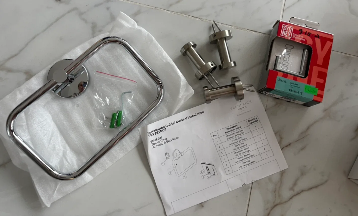 Bathroom Accessories Towel holder & Hooks thumbnail