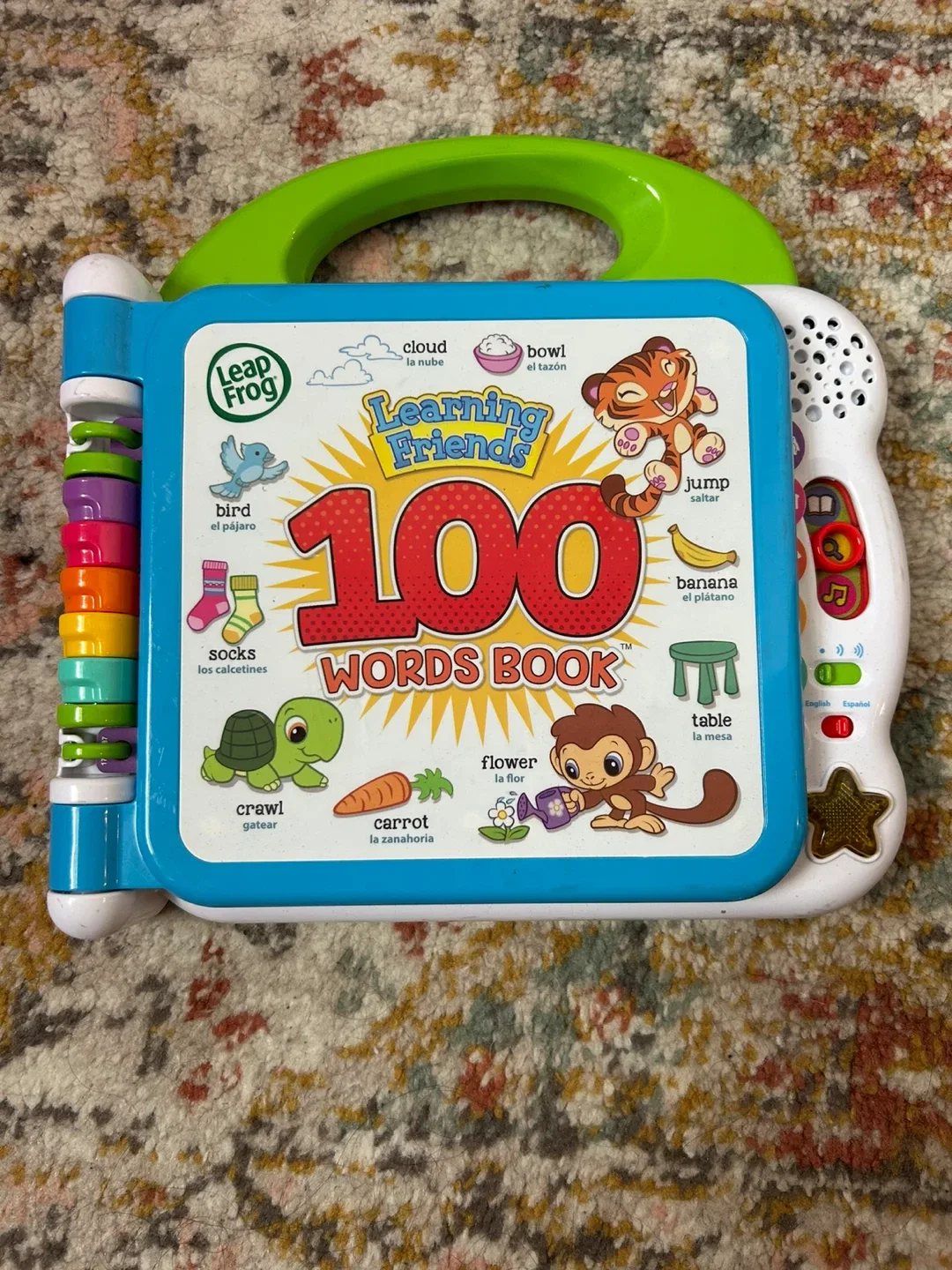 Talking leap frog learning 100 words book thumbnail