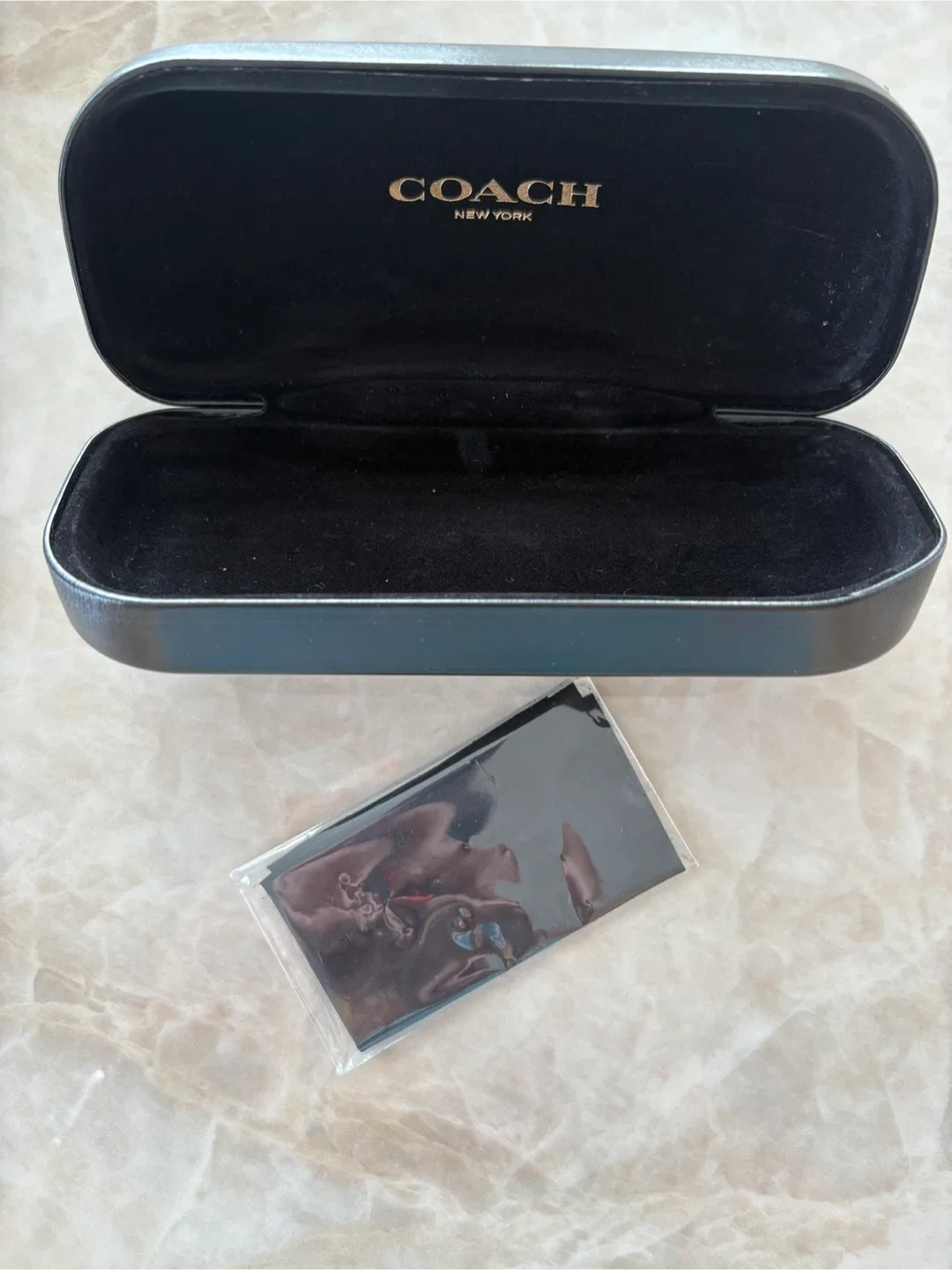 Coach Eyeglasses Case with Cleaning Cloth thumbnail