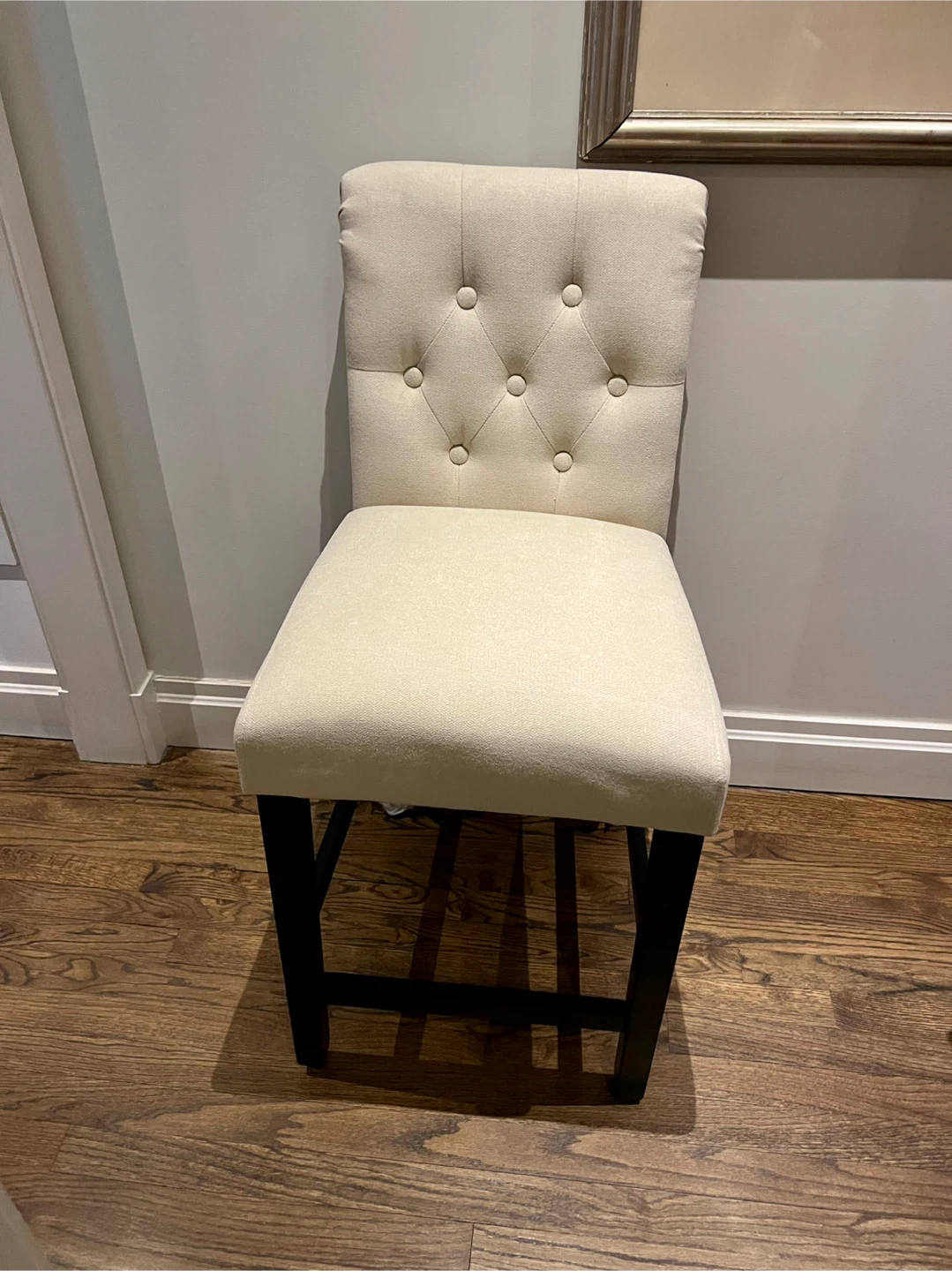 Beige Upholstered Bar Stools - New! - photo 4