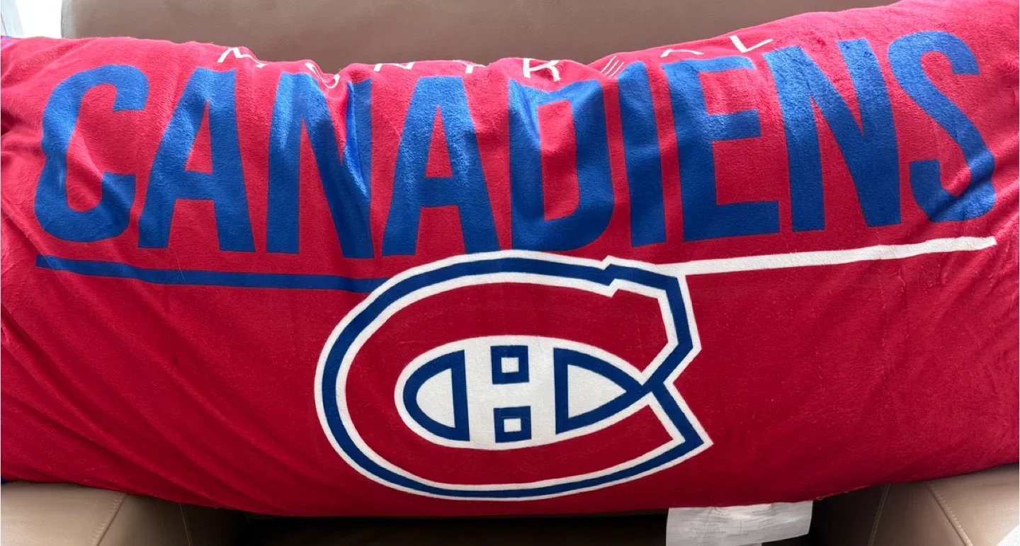 NEW Montreal Canadiens NHL Pillow Huge Body Size thumbnail