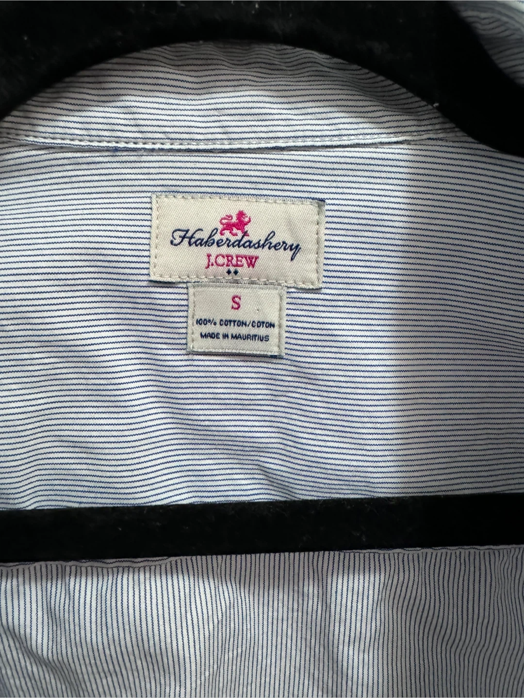 J.Crew Haberdashery Striped Cotton Shirt - Size S - photo 2