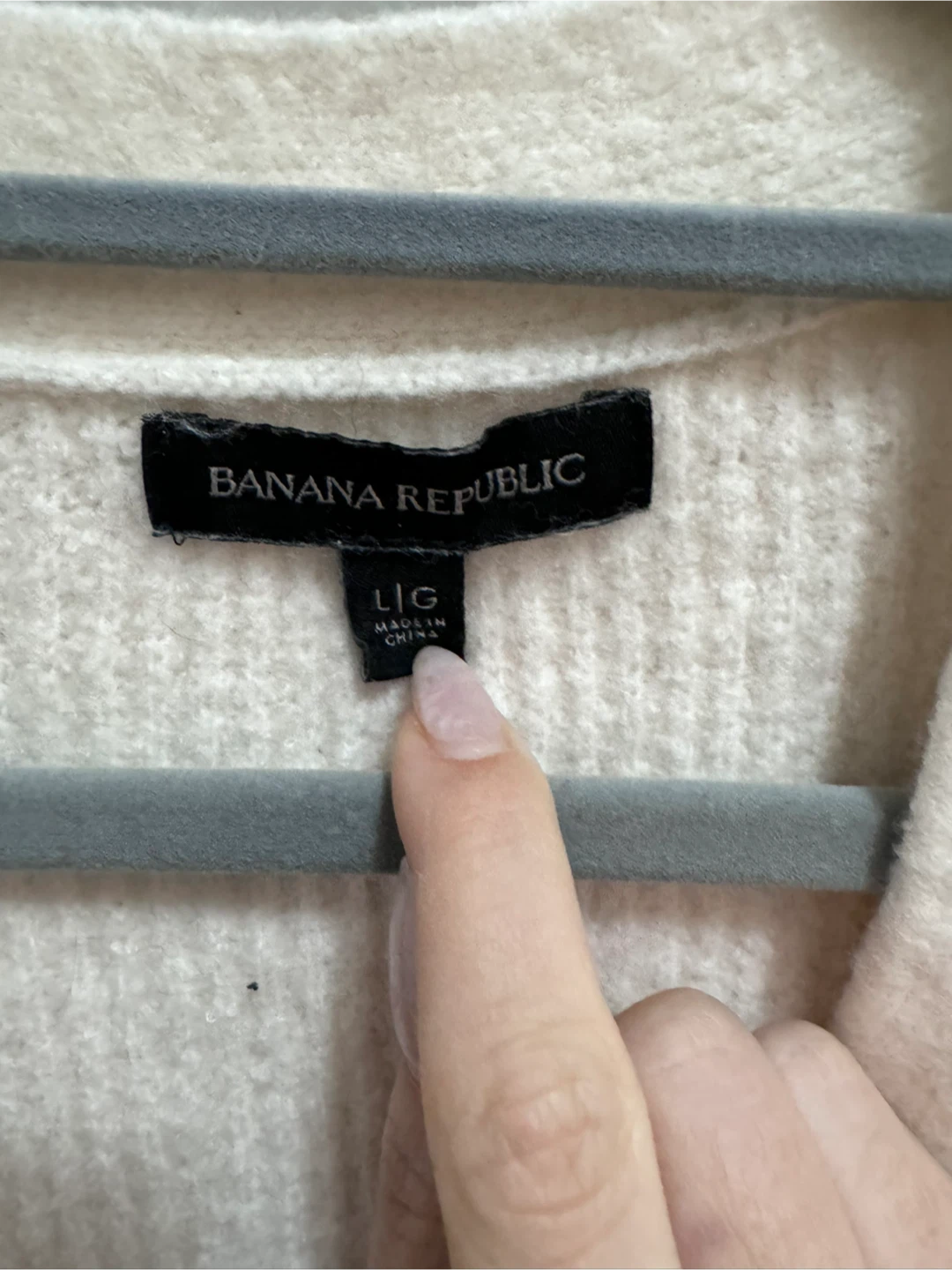 Banana Republic Cream Knit Cardigan - Size L - photo 2