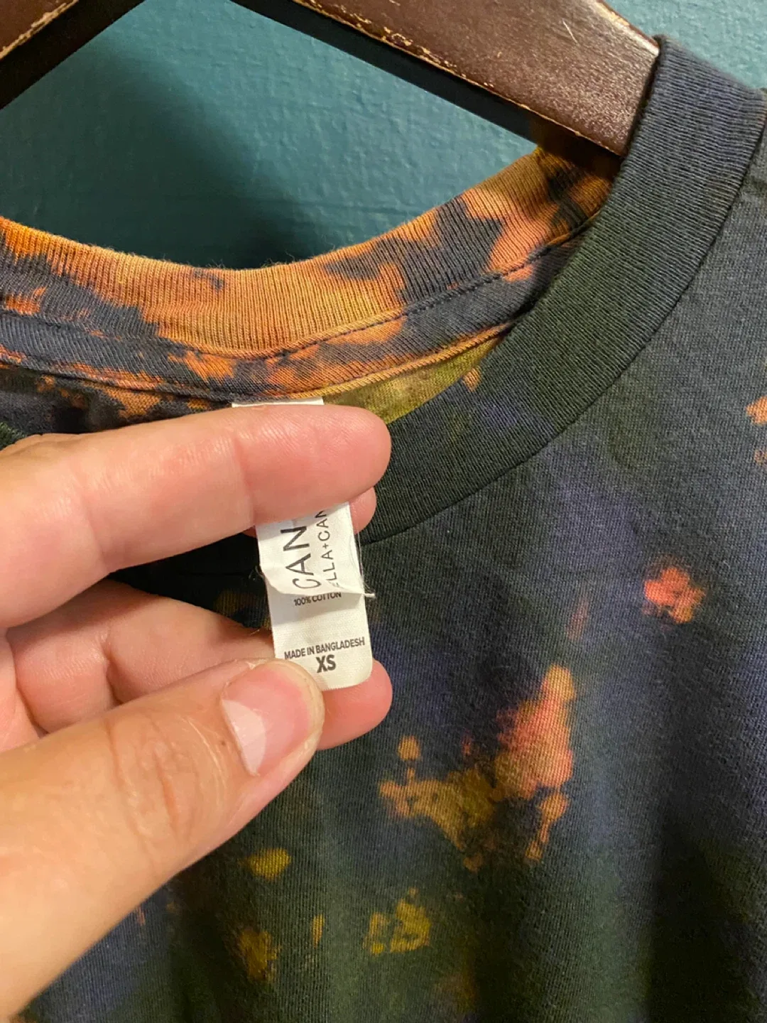 Bella+Canvas Hand Tie Dye T-Shirt - Size XS image indicator(2)