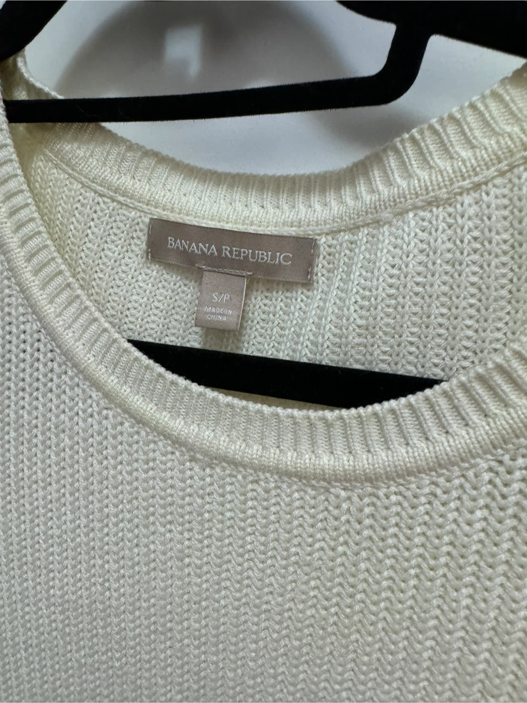 Banana Republic Cream Knit Sweater - Size S - photo 2