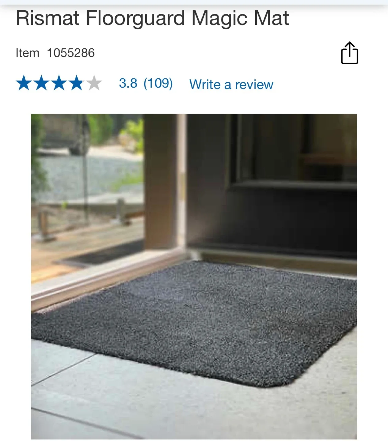 2 Rismat Floorguard Magic Mats 2.6 x 4.11 ft thumbnail