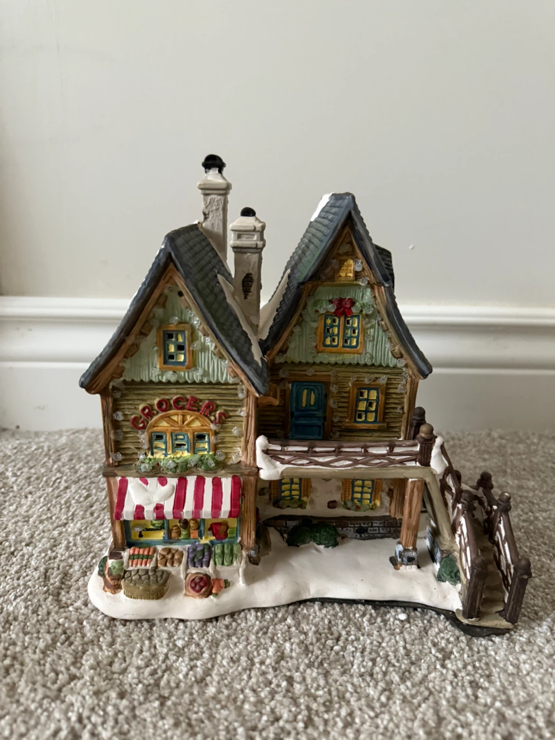 Christmas Village Grocery store