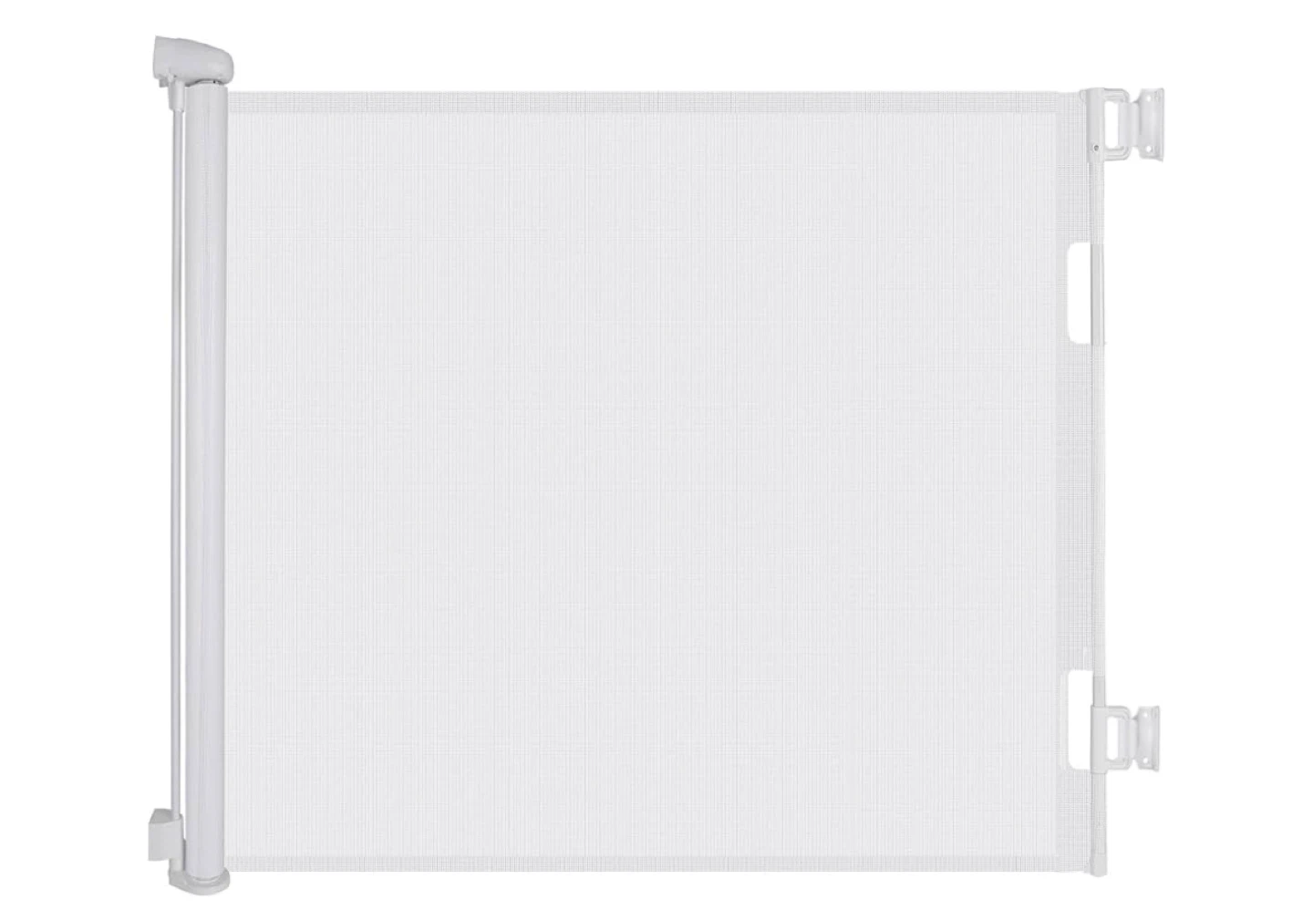 Retractable Safety Gate - White, Max 55in - photo 2