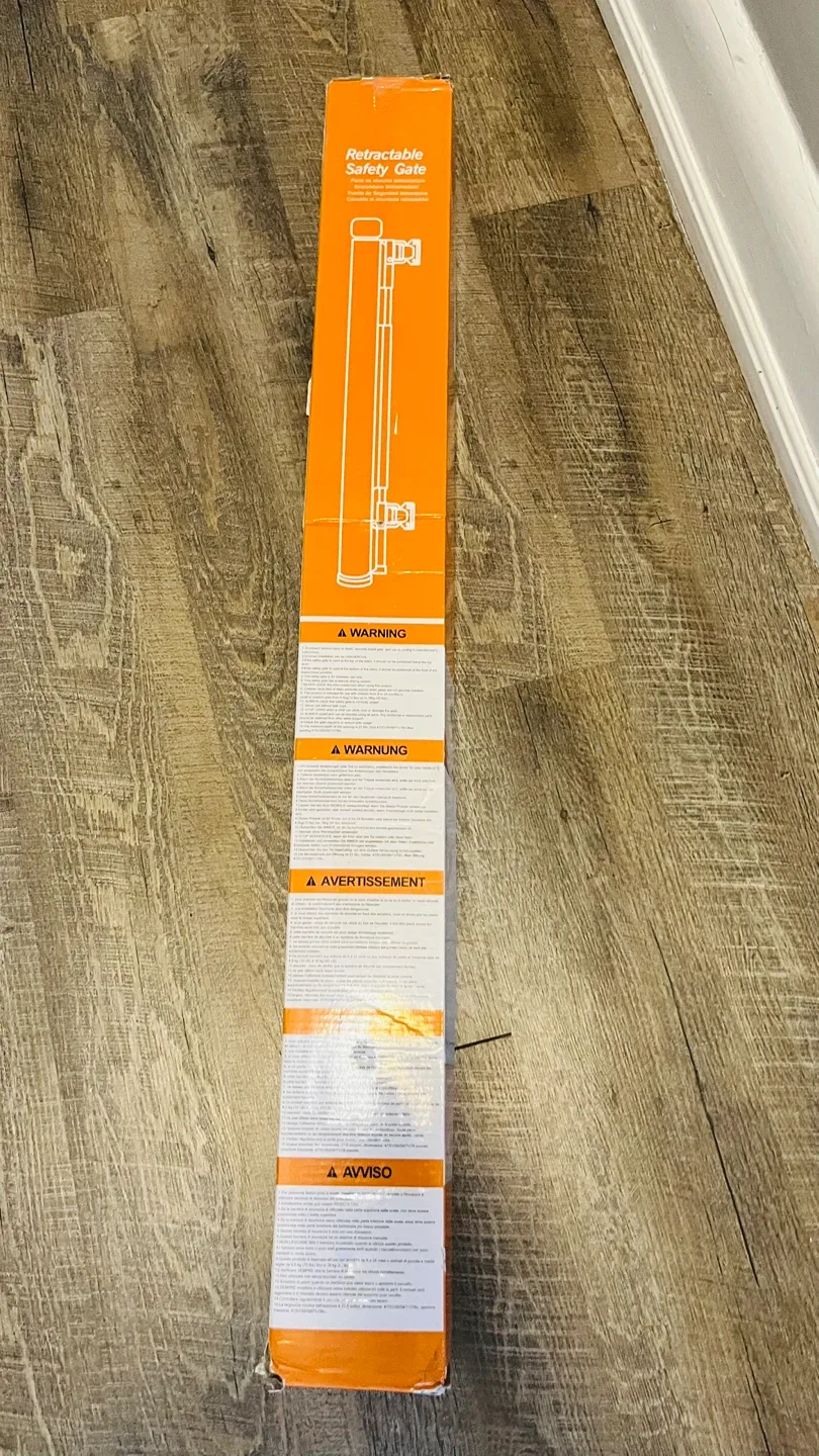 Retractable Safety Gate - White, Max 55in image indicator(5)