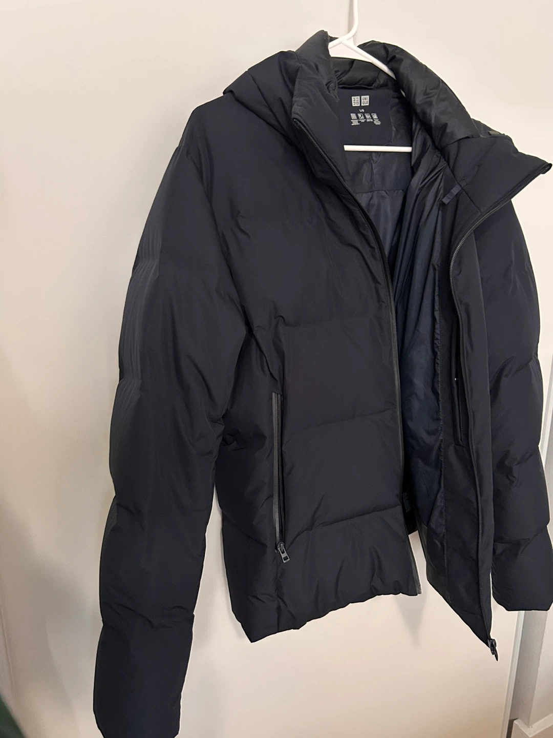 Uniqlo Seamless Down Parka - Black, Size L