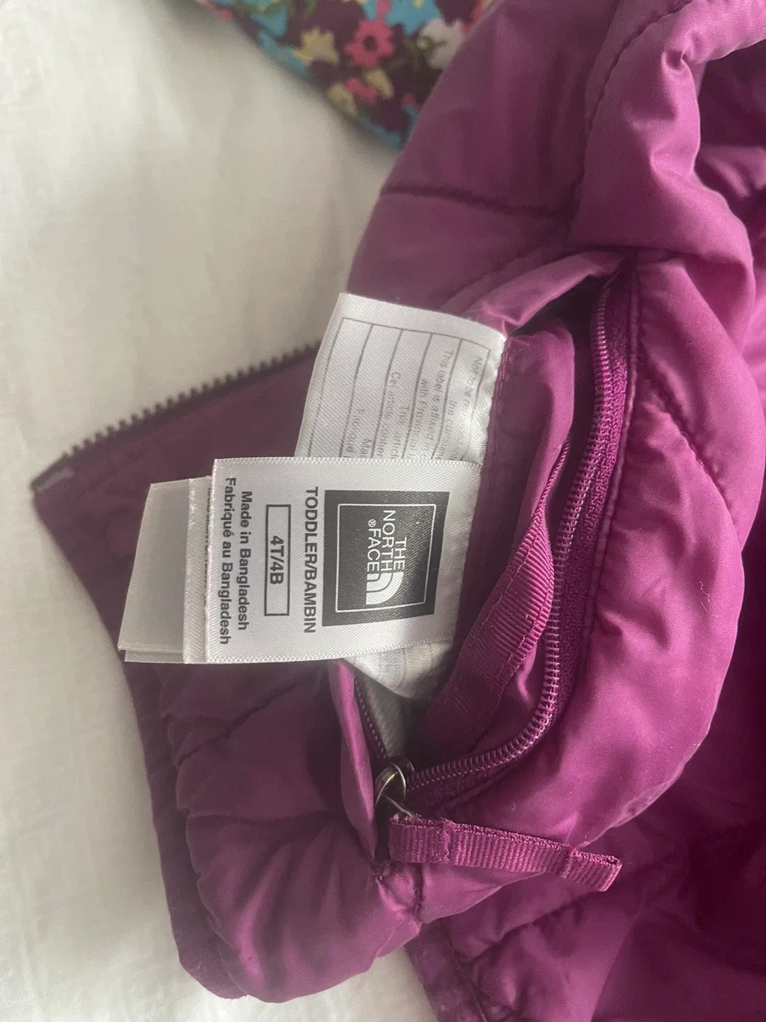 The North Face Toddler/Bambin 4T/4B Purple Jacket image indicator(4)