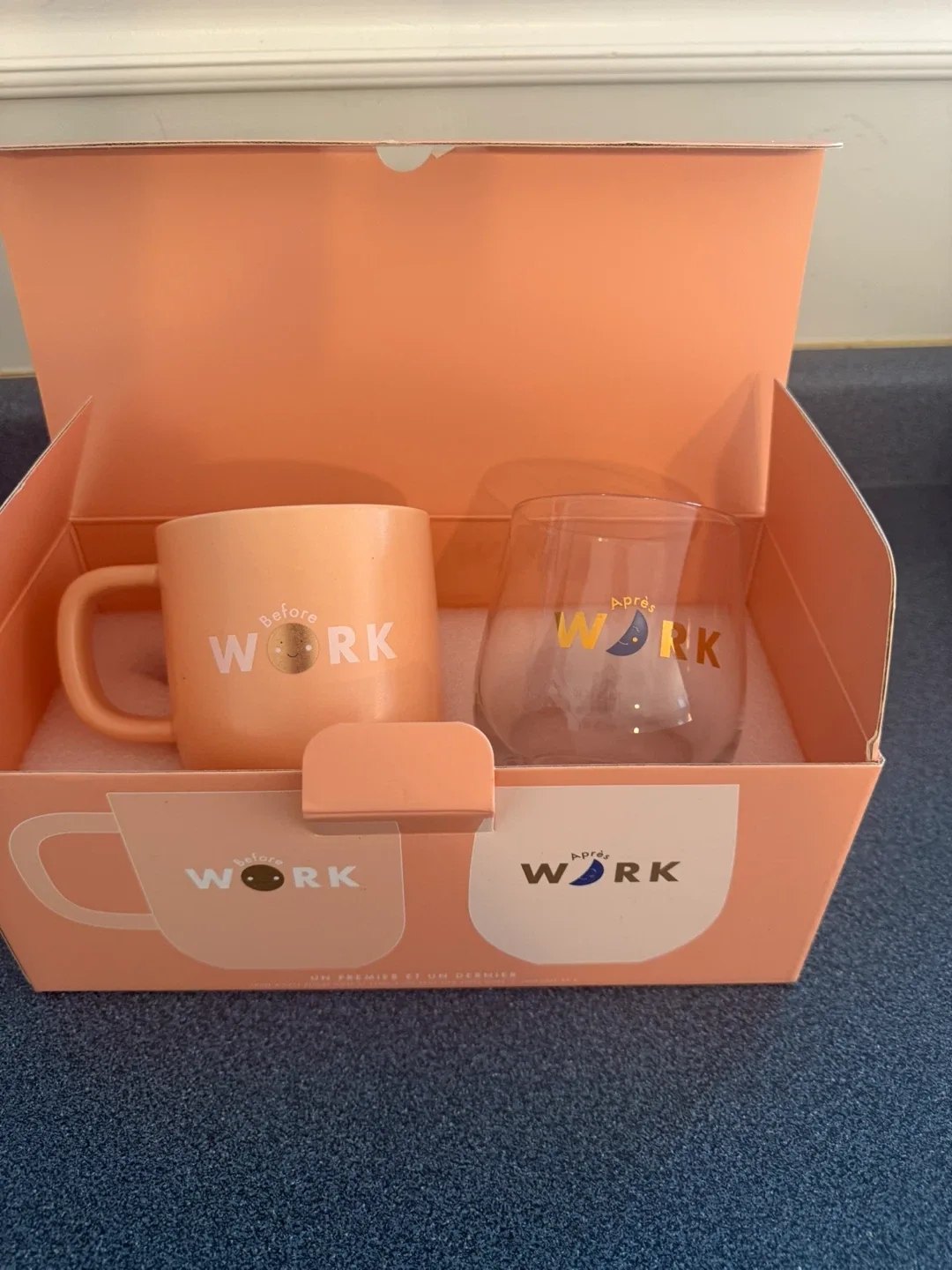 Before & Après Work Mug and Wine Glass Set image indicator(3)