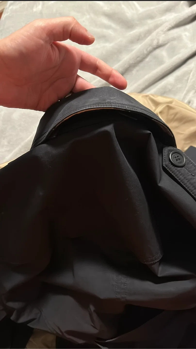 Burberry Brit Black Trench Coat image indicator(6)