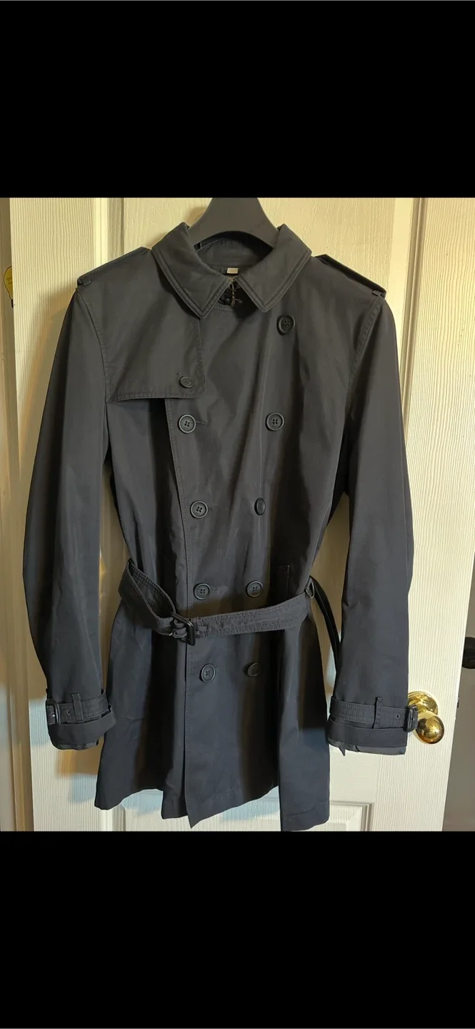 Burberry Brit Black Trench Coat