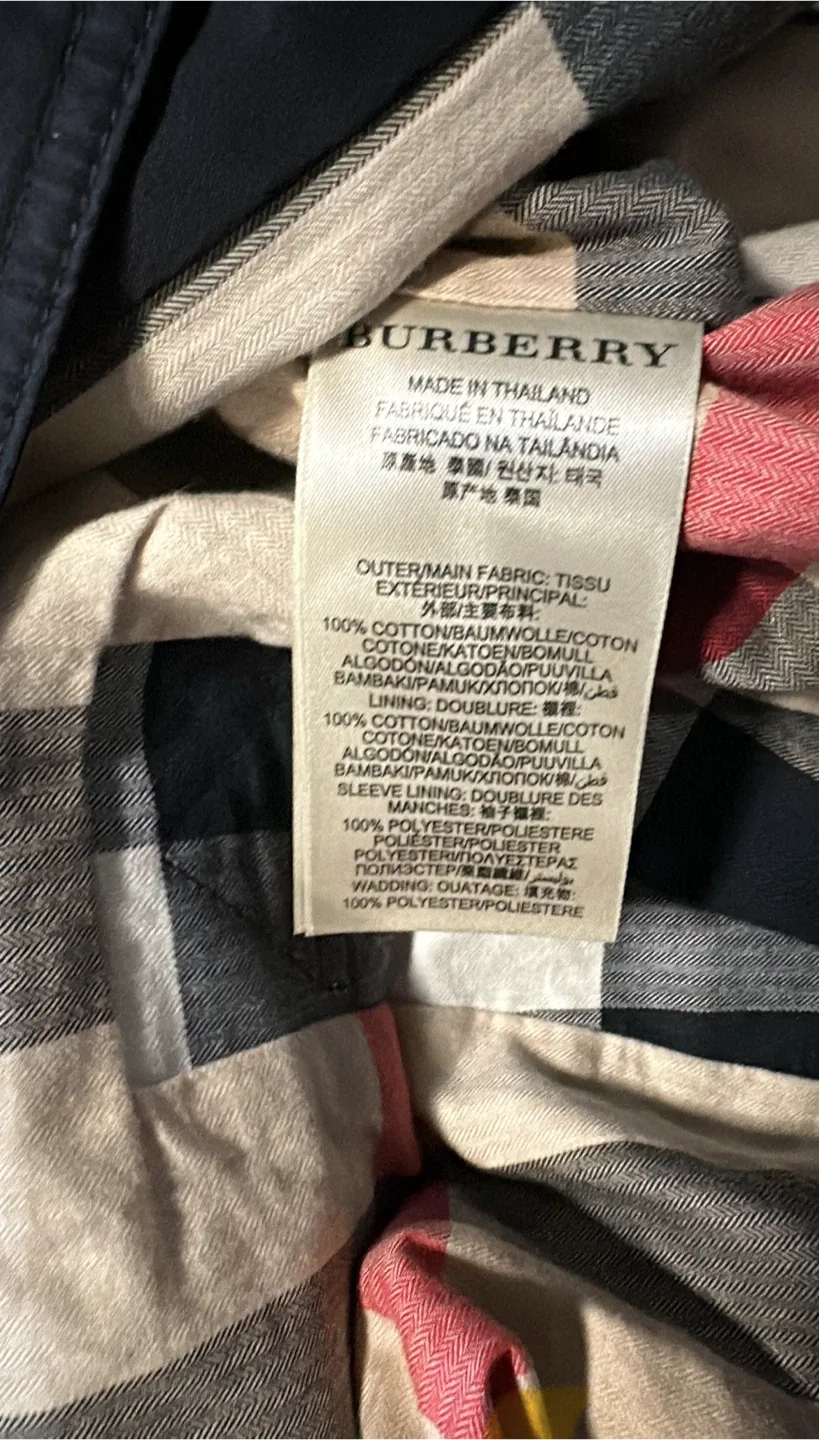 Burberry Brit Black Trench Coat image indicator(3)