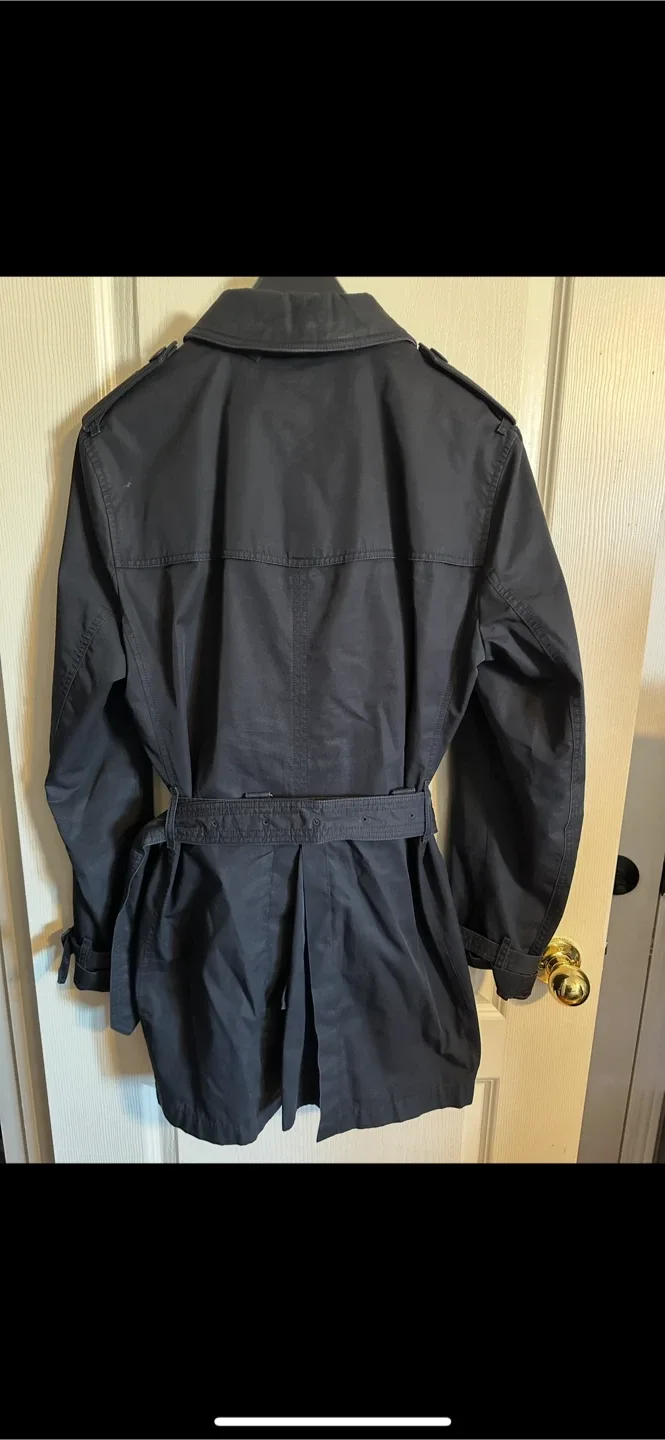 Burberry Brit Black Trench Coat image indicator(8)