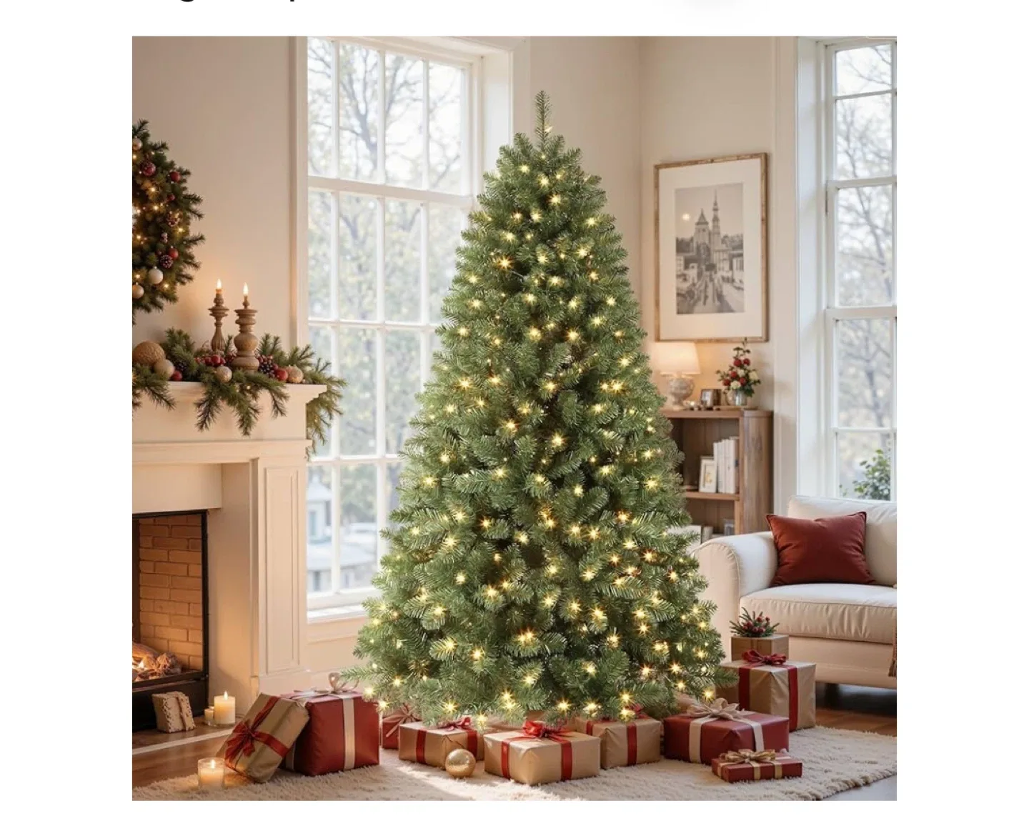 5ft Pre-lit Artificial Christmas Tree