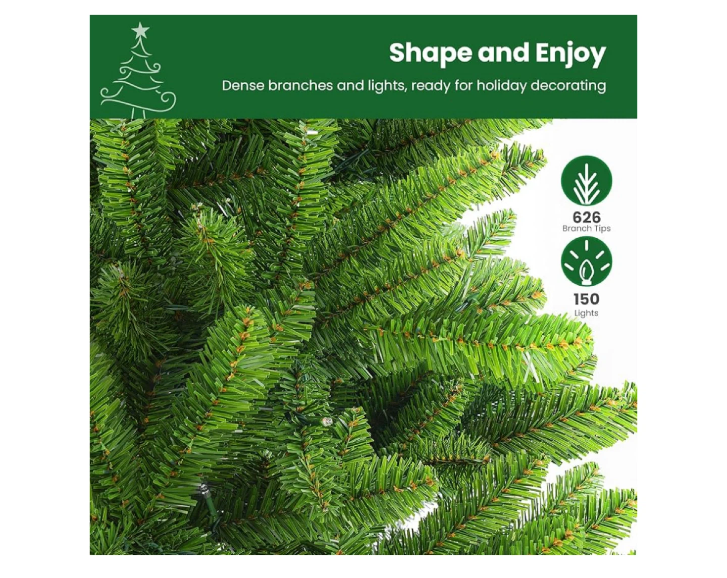 5ft Pre-lit Artificial Christmas Tree - photo 3