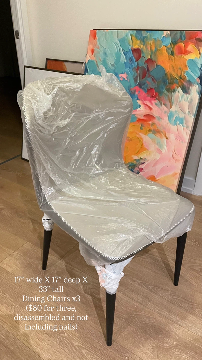 Dining Chairs X 3