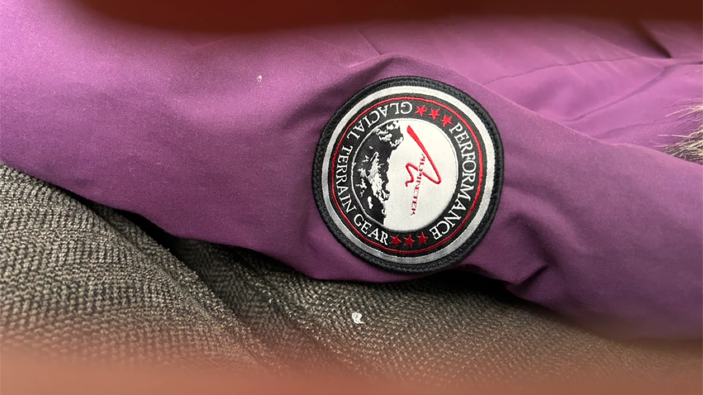 Winter Coat Alpinetek Glacial Terrain Gear Purple - photo 3