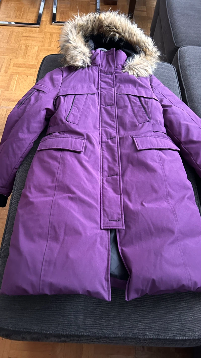 Winter Coat Alpinetek Glacial Terrain Gear Purple