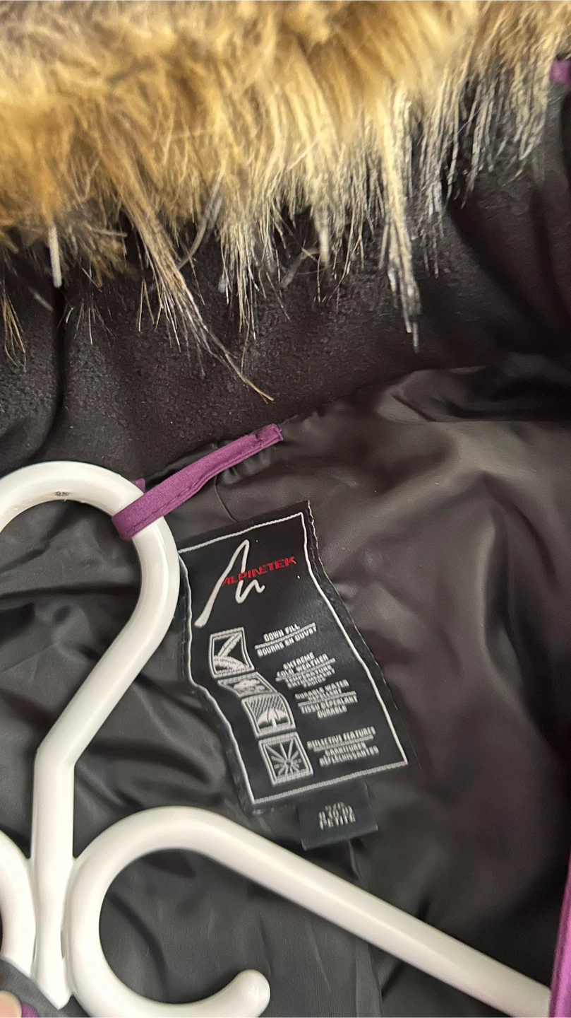 Winter Coat Alpinetek Glacial Terrain Gear Purple - photo 2