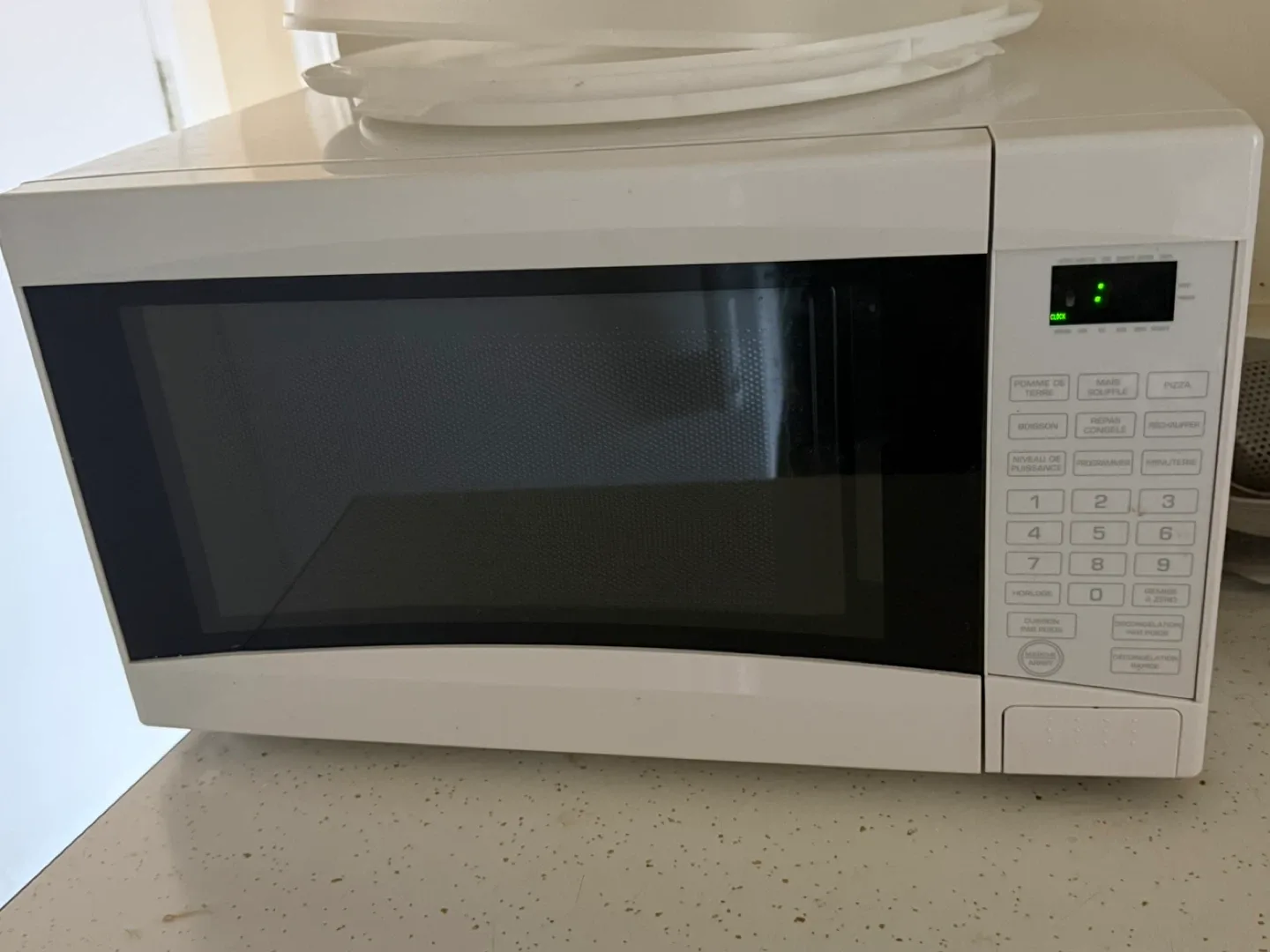 White Microwave Oven