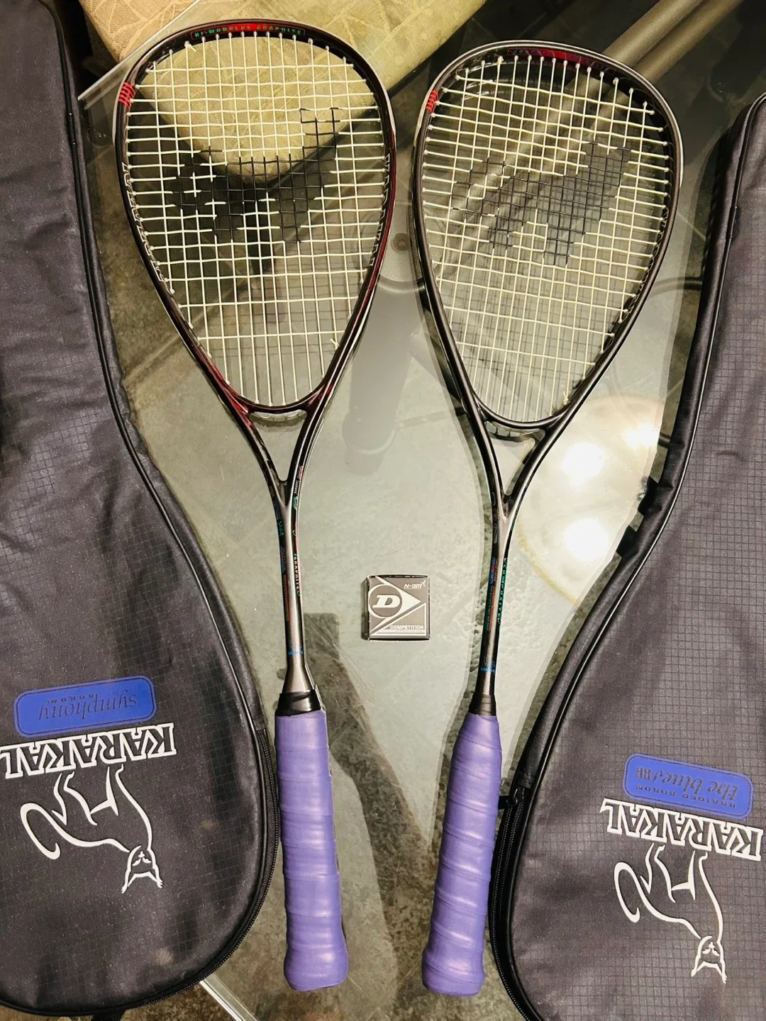*NEW* KARAKAL Symphony Squash Racket Set (2)