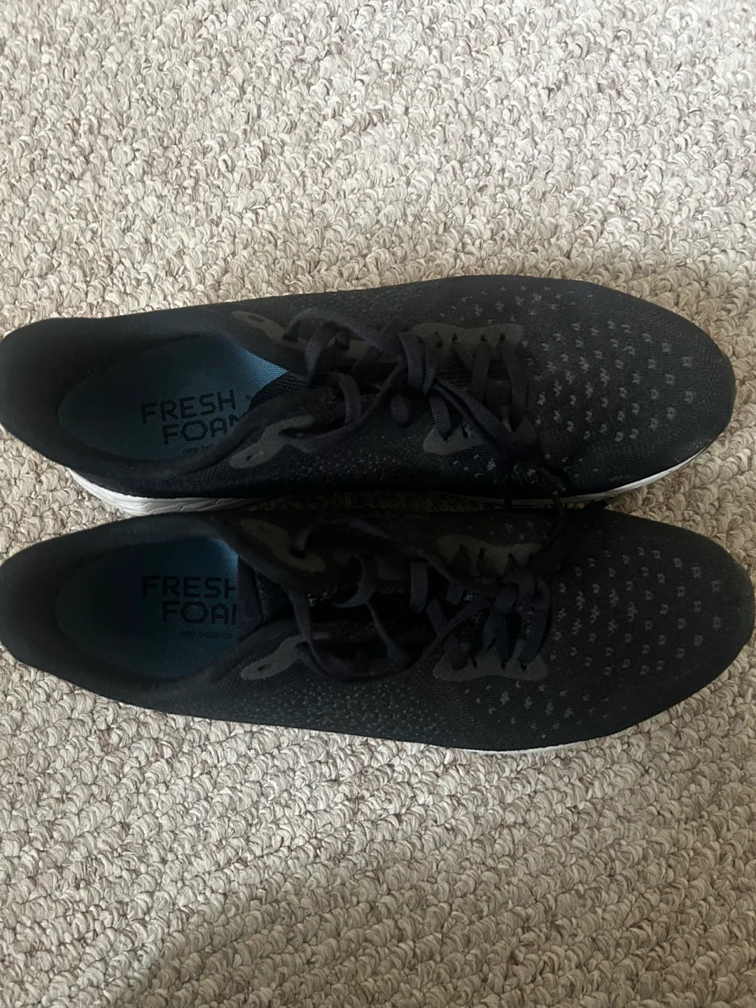 New Balance Fresh Foam X Tempo Mens Black Running Shoes 11.5 image indicator(2)