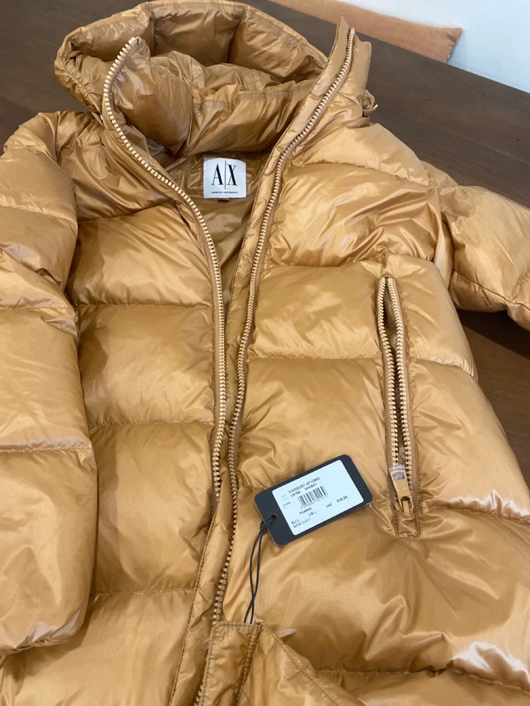 Armani Exchange Puffer Jacket - Size L